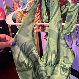 pretty garbage, midi dress.